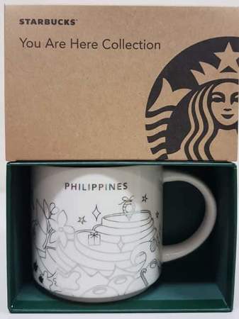 Starbucks City Mug Philippines 2018 Silver Christmas Edition YAH