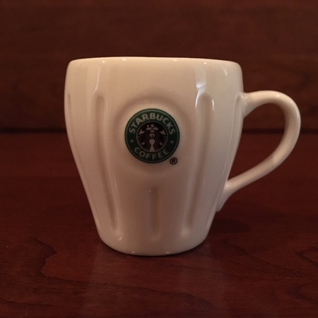 Starbucks City Mug 2003 Pleated Logo Demi 2oz