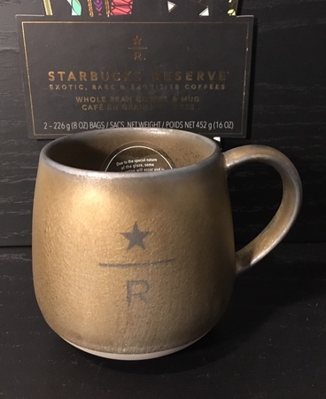 Starbucks City Mug 2018 Gold 8 oz. Reserve Abbey Mug
