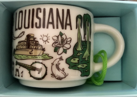 Starbucks City Mug Louisiana BTC ornament
