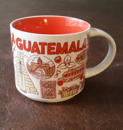 Starbucks City Mug 2018 Guatemala Been There 14 oz