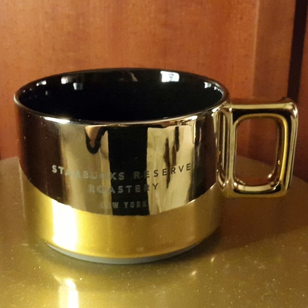 Starbucks City Mug 2017 New York Gold Reserve Roastery Mug 10 oz