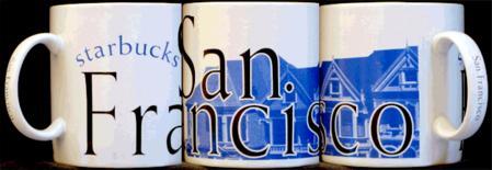 Starbucks City Mug San Francisco Houses