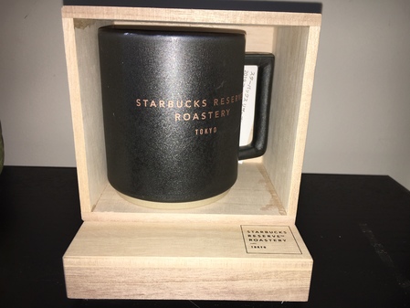 Starbucks City Mug 2019 355 ml. Black Japan Reserve Roastery Mug in Wooden Box