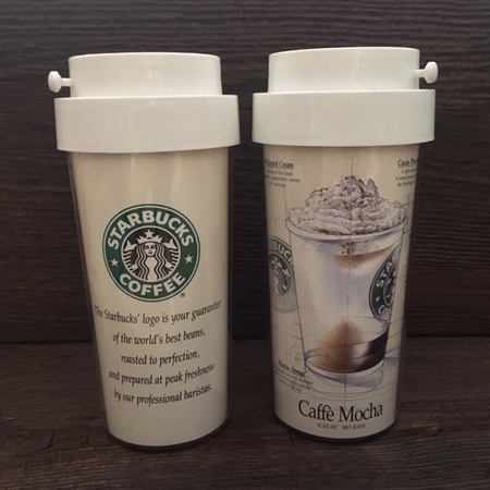 Starbucks City Mug 1992 Caffe Mocha Early Ad Campaign Tumbler