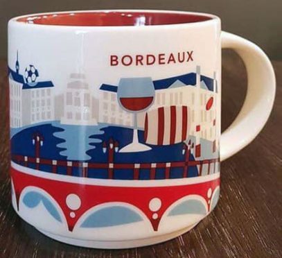 Starbucks City Mug You Are Here Bordeaux