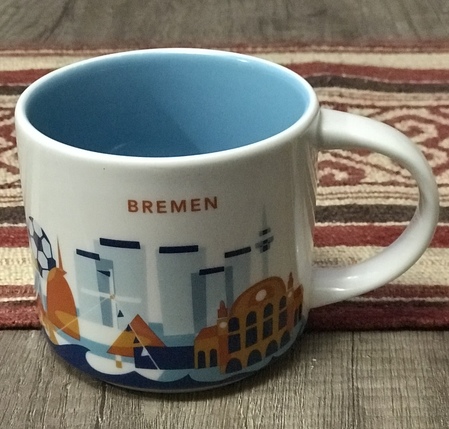 Starbucks City Mug Bremen You Are Here 14 oz