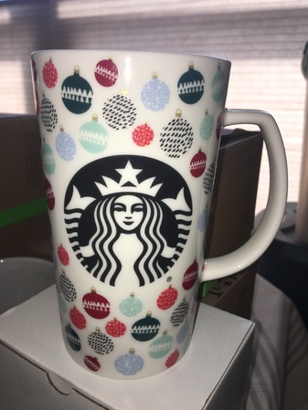 Starbucks City Mug 2016 Christmas Large Mug 16oz ornaments design