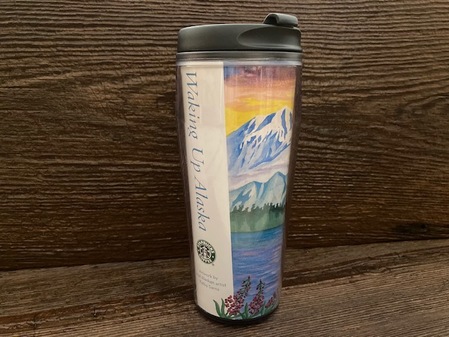 Starbucks City Mug 2004 Waking Up Alaska Tumbler