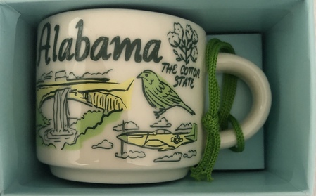 Starbucks City Mug Alabama BTC ornament