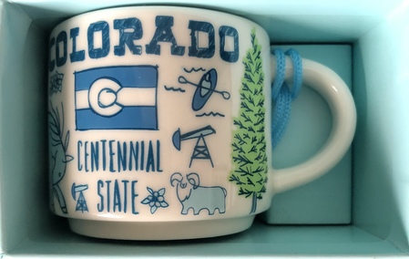 Starbucks City Mug Colorado BTC ornament