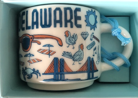 Starbucks City Mug Delaware BTC ornament
