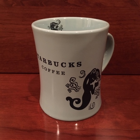 Starbucks City Mug 2004 Vintage Siren ~ Blue
