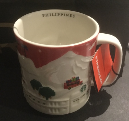 Starbucks City Mug 2020 Philippines Xmas Relief Mug