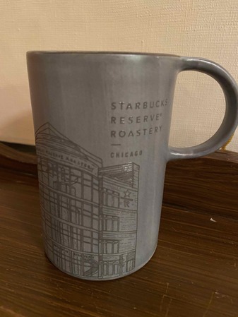 Starbucks City Mug 2019 Chicago Reserve Roastery Limited Edition Mug-10 oz. Dark Grey