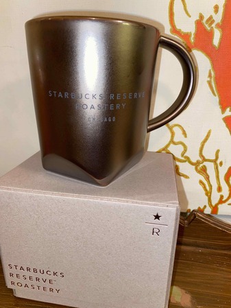 Starbucks City Mug 2019 Chicago Reserve Roastery Limited Edition 16oz. Shiny Pewter Color