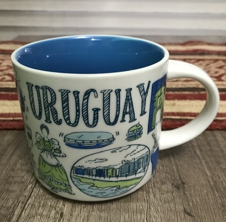 Starbucks City Mug 2019 Uruguay Been There 14 oz