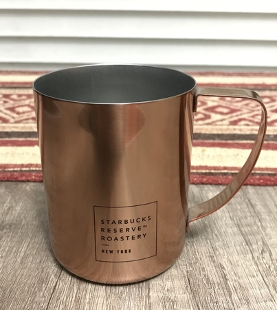 Starbucks City Mug 2017 NYC Reserve Stainless Steel Cooper Mug 12 oz
