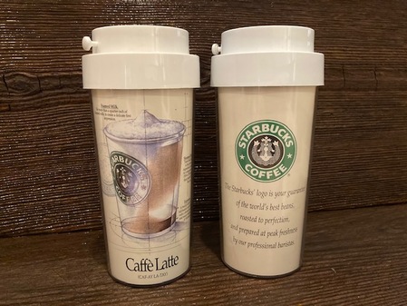 Starbucks City Mug 1991 Caffe Latte V1 Early Ad Campaign Tumbler