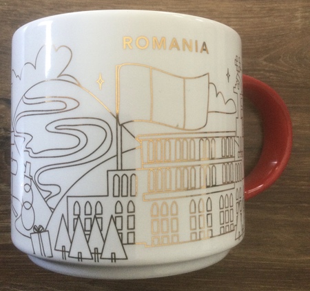 Starbucks City Mug 2019 Romania Xmas Yah
