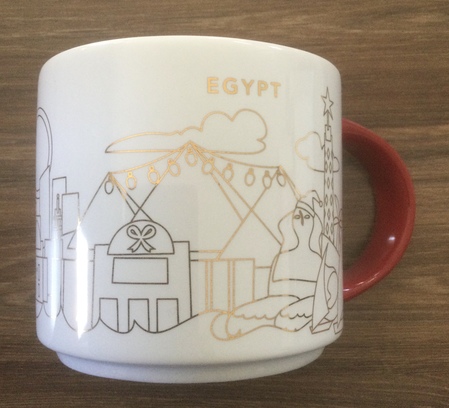 Starbucks City Mug 2019 Egypt Xmas Yah
