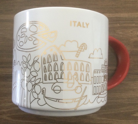 Starbucks City Mug 2019 Italy Xmas Yah