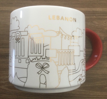 Starbucks City Mug 2019 Lebanon Xmas Yah