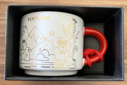 Starbucks City Mug 2019 Scotland Xmas Yah Ornament