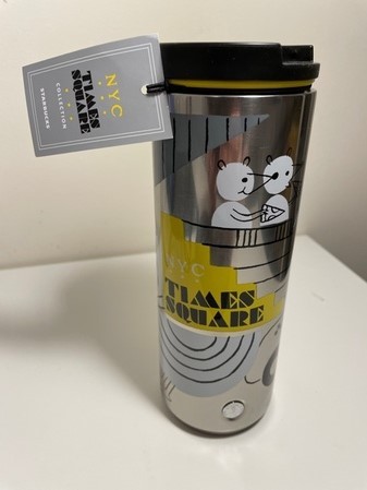 Starbucks City Mug 2018 16 oz, Stainless Vacuum Insulated Times Square Tumbler
