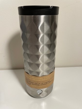 Starbucks City Mug 2018 16 oz, Vacuum Insulated Dimpled Stainless Tumbler;