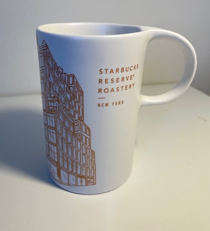 Starbucks City Mug 2019 White NY Reserve Roastery 10 oz. Mug