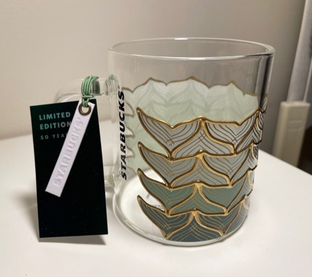 Starbucks City Mug 2021 12 oz. 50th Anniversary Glass