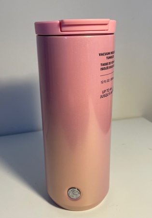 Starbucks City Mug 2020 12 oz. Pink Vacuum Insulated Stainless Tumbler