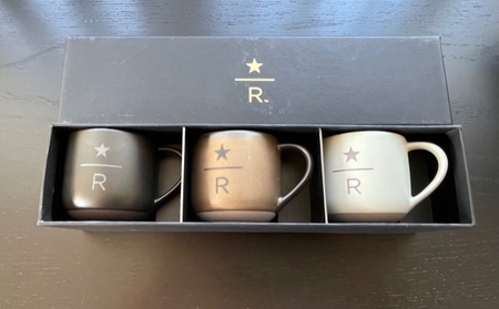 Starbucks City Mug 2019 3 oz. Reserve Roastery Boxed Mug Set: Black