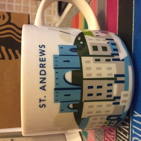 Starbucks City Mug St Andrews YAH You Are Here Scotland
