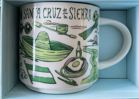Starbucks City Mug 2019 Santa Cruz de la Sierra Been There Series