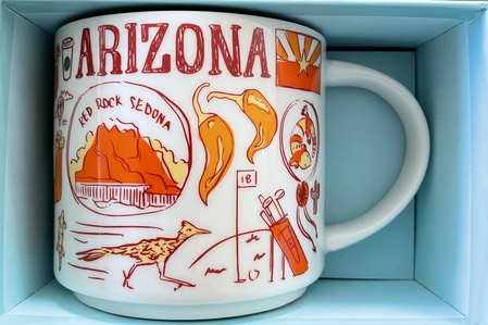 Starbucks City Mug 2021 Arizona Version 3 Been There Series