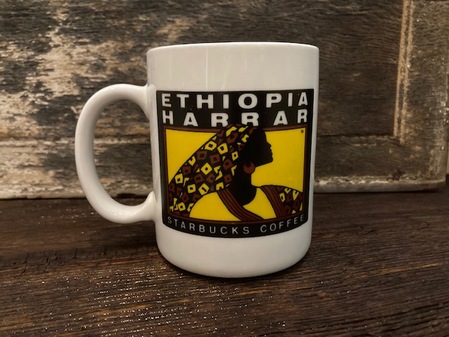 Starbucks City Mug 1980's Ethiopia Harrar 10oz