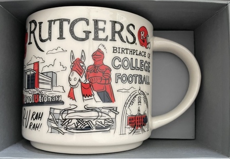 Starbucks City Mug 2021 Rutgers University Been There Mug