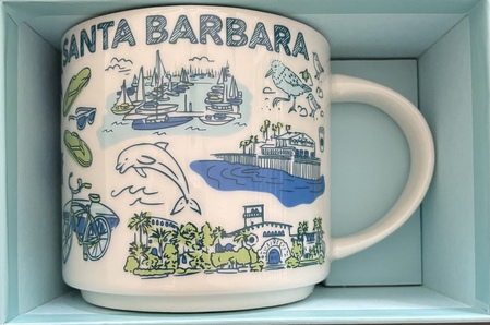 Starbucks City Mug 2022 Santa Barbara Been There Mug