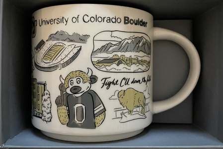 Starbucks City Mug 2022 Univeristy Of Colorado Boulder Been There Mug