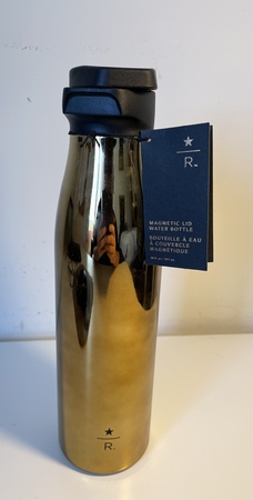 Starbucks City Mug 2021 Gold Stainless Magnetic Lid Reserve Roastery Water Bottle