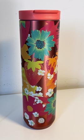 Starbucks City Mug 2022 16 0z. Summer Floral Stainless Vacuum Insulated Tumbler