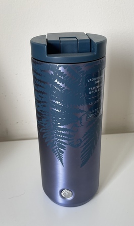 Starbucks City Mug 2022 12.oz. Fall Purple Floral Vacuum Insulated Stainless Tumbler