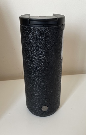 Starbucks City Mug 2022 12 oz. Black Cracked Finish Vacuum Insulated Stainless Tumbler Version 2