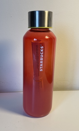 Starbucks City Mug 2022 20 oz. Red Pink Ombre Water Bottle