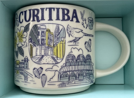 Starbucks City Mug 2022 Curitiba Been There Mug