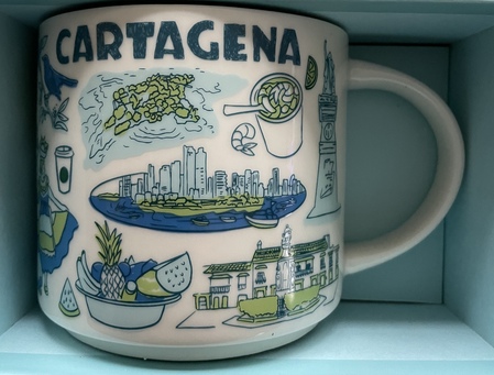 Starbucks City Mug 2022 Cartagena Been There Mug