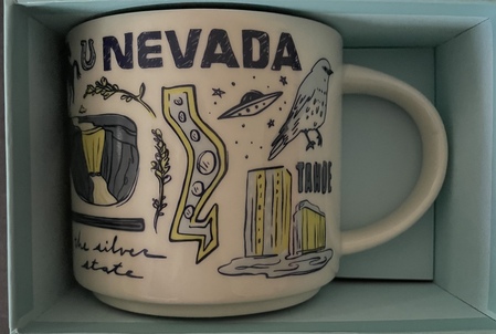 Starbucks City Mug 2022 Nevada Been There Mug (version 2)
