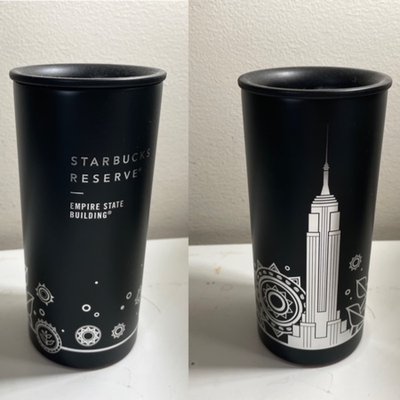 Starbucks City Mug 2022 Empire State Building Roastery 10 oz. Stainless Tumbler